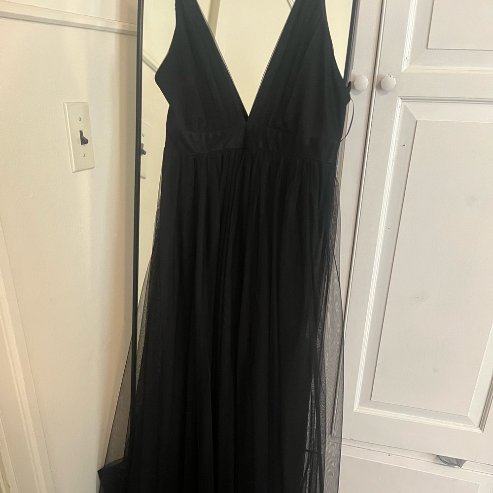 Long black dress
